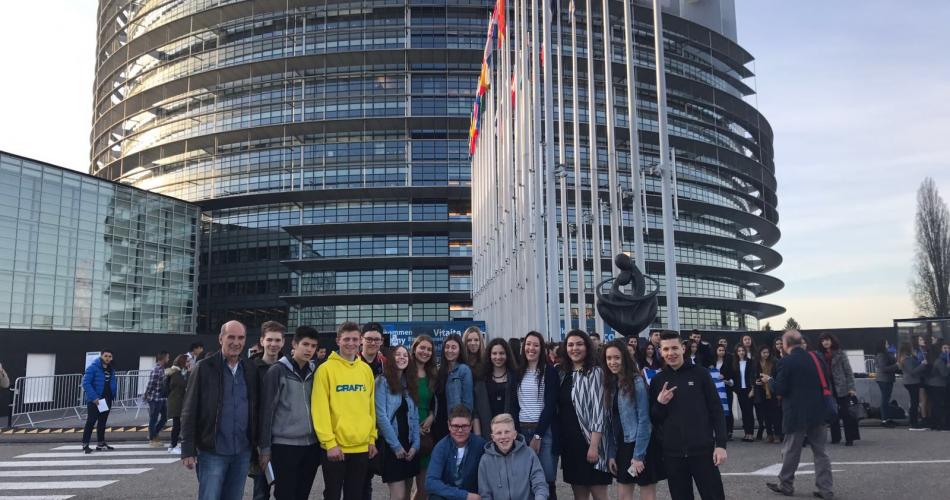 Besuch im Europaparlament