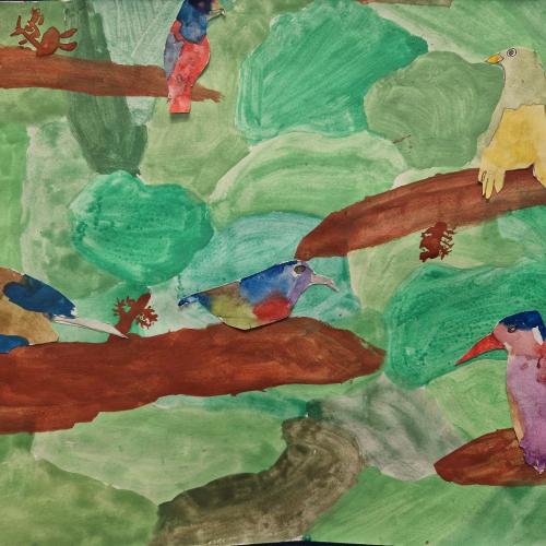 Bildende Kunst in der ersten Klasse