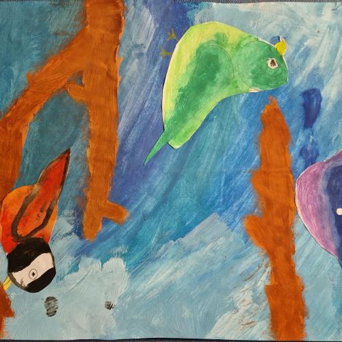 Bildende Kunst in der ersten Klasse