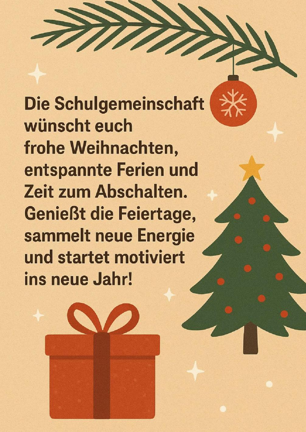 Weihnachtsgrüße 2025