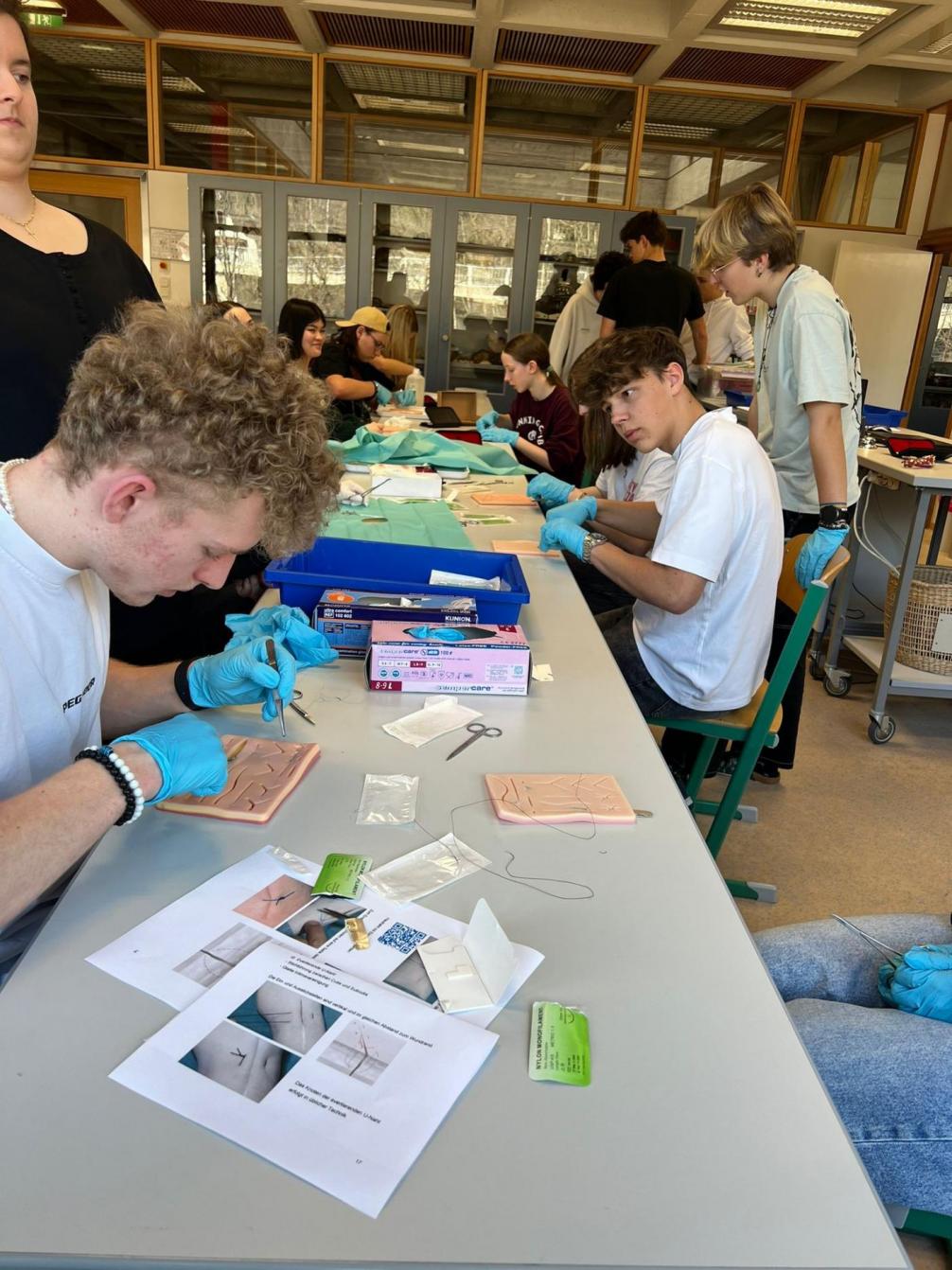 Workshop Wunden nähen