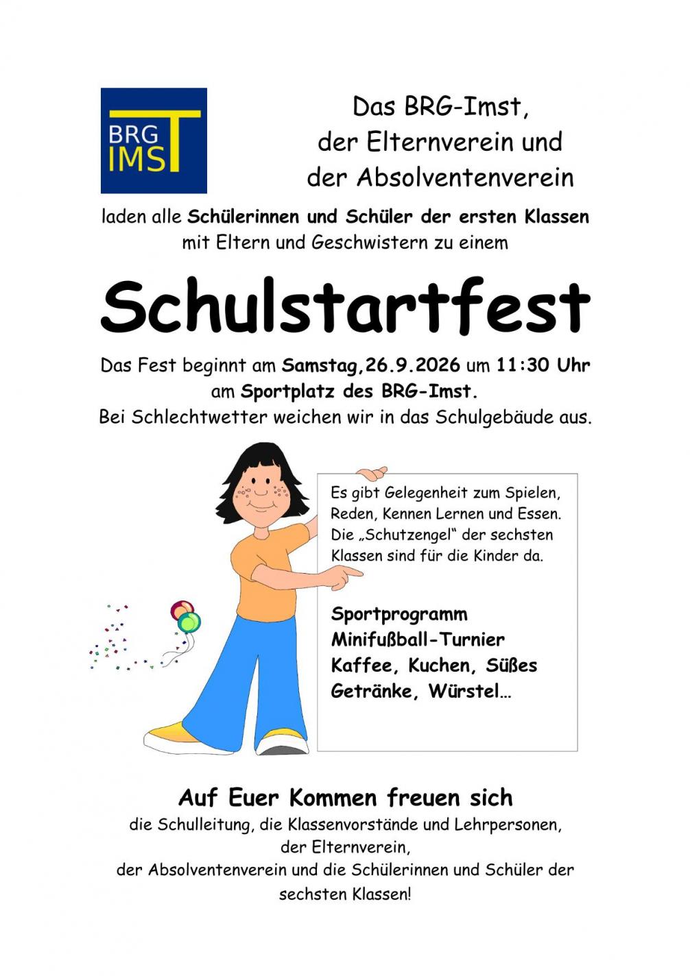 Einladung Schulstartfest 2026