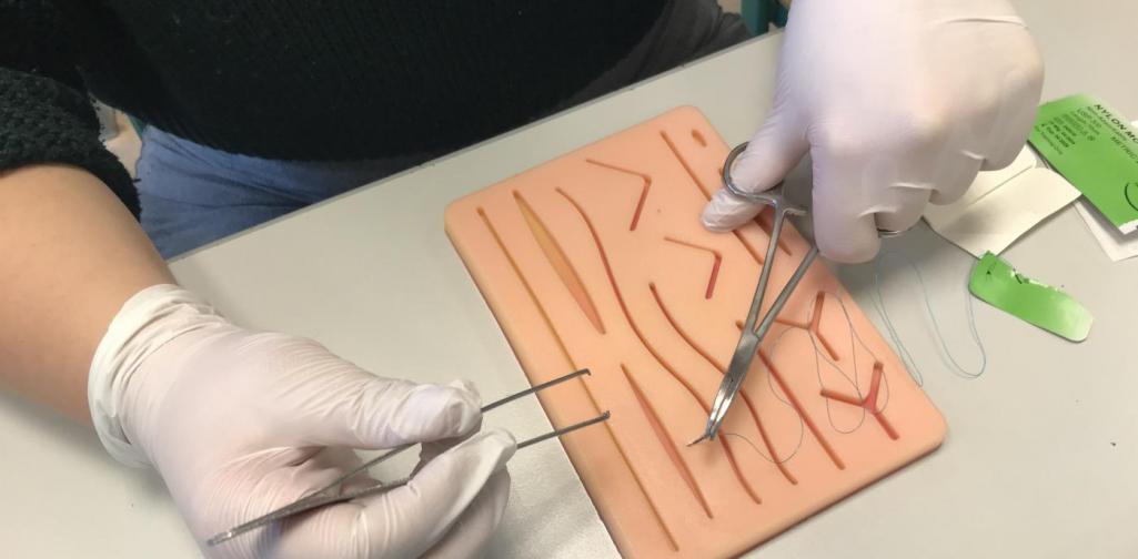 Workshop Wunden nähen Workshop Wunden nähen